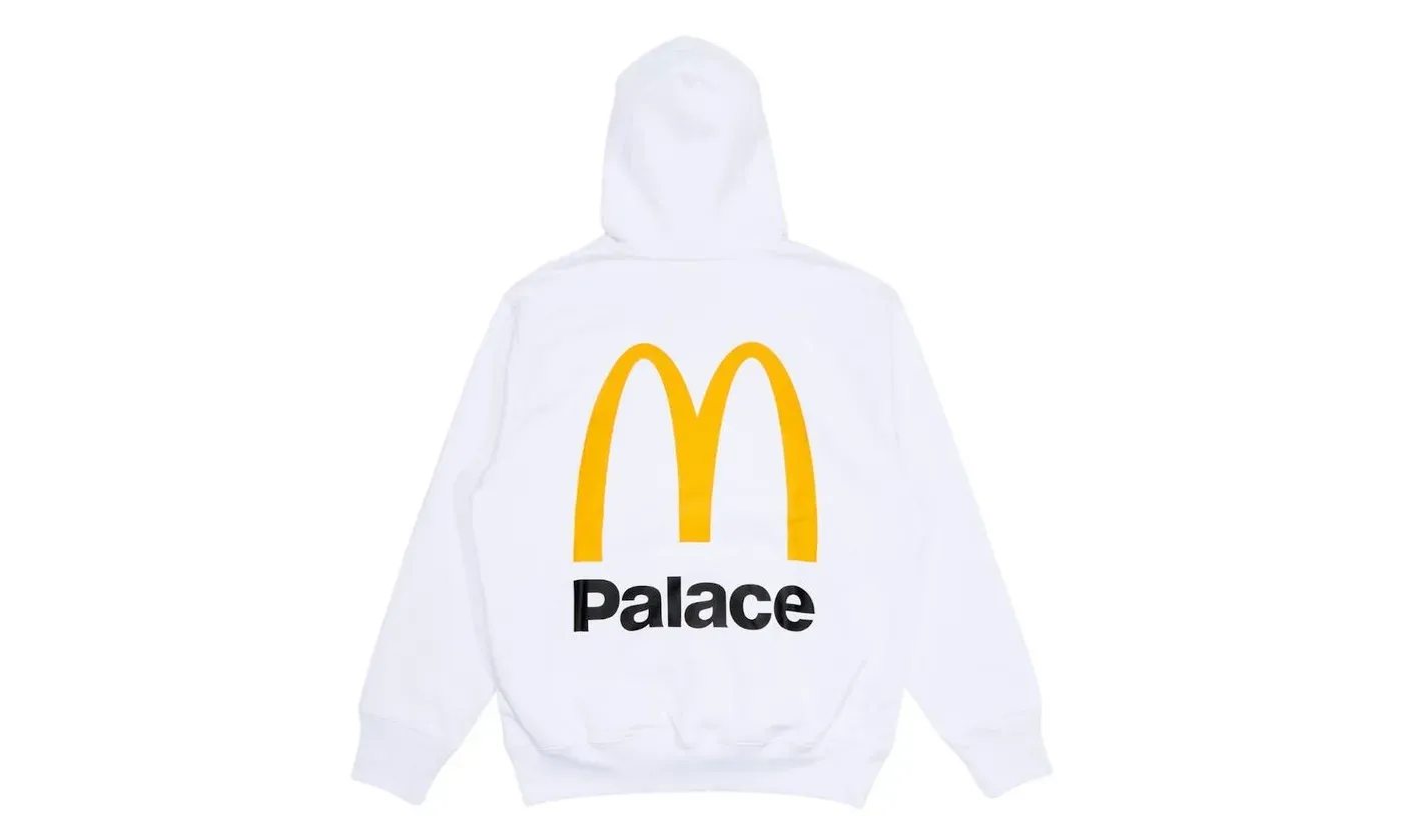 Palace x McDonald's Logo Hood White - Image 2