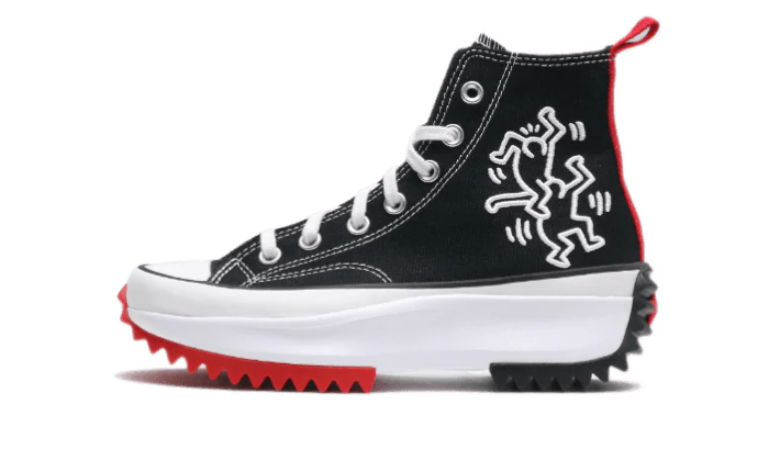 Keith Haring x Converse Run Star Hike Hi Black