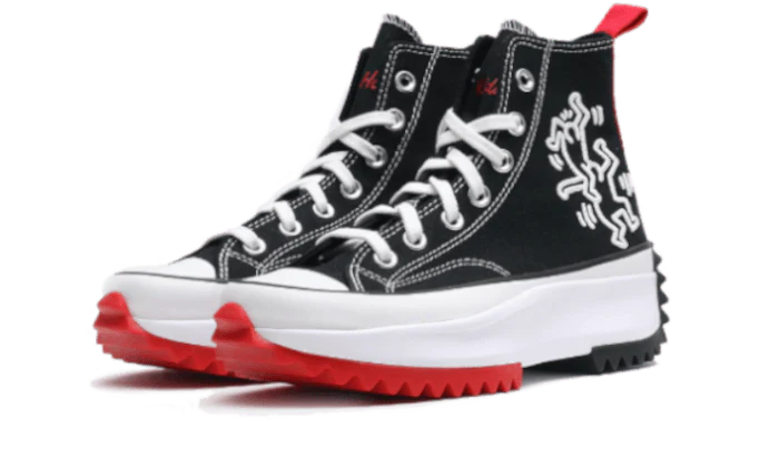 Keith Haring x Converse Run Star Hike Hi Black - Image 2