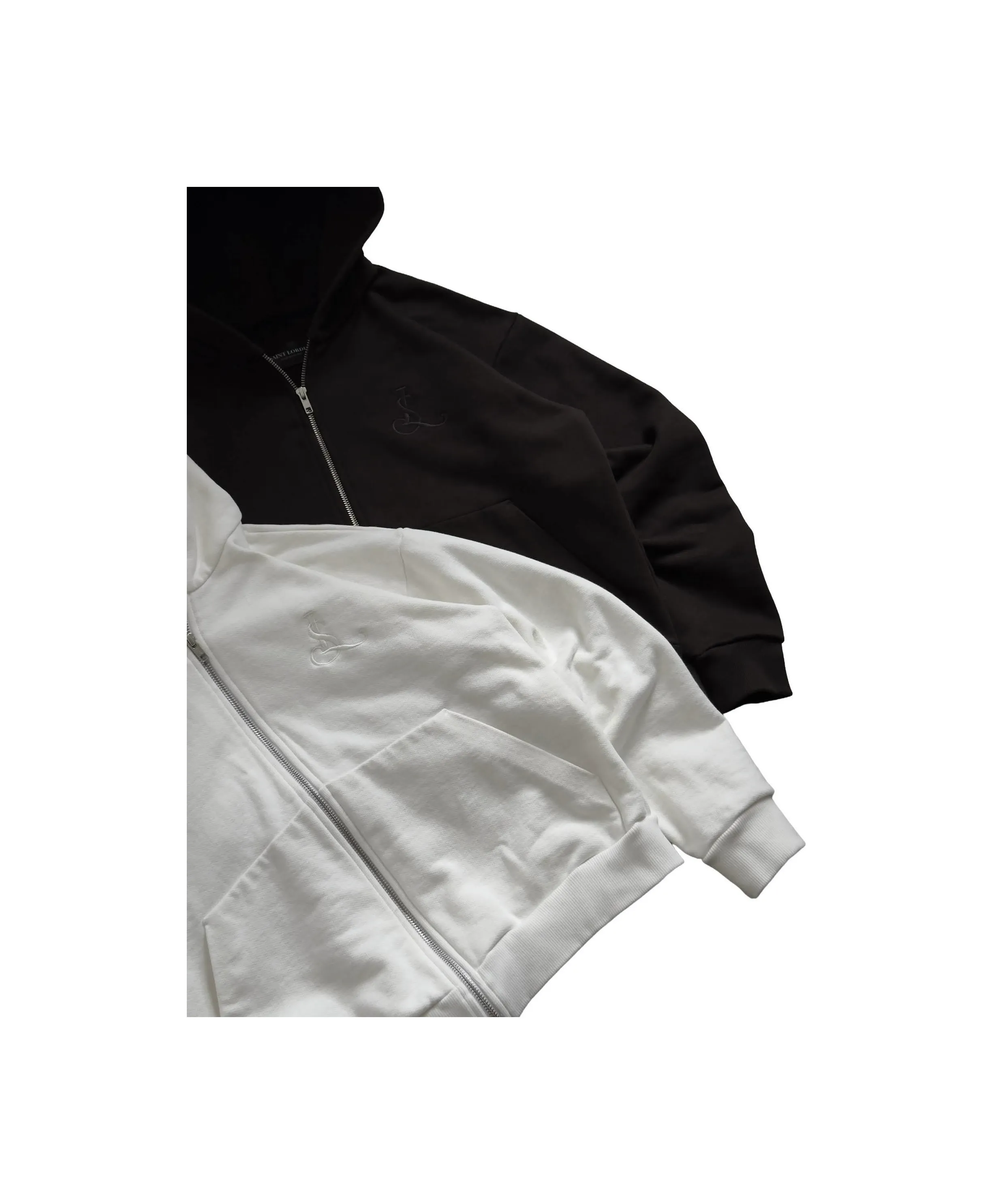 Saint Lordly SL Zip Hoodie White - Image 2