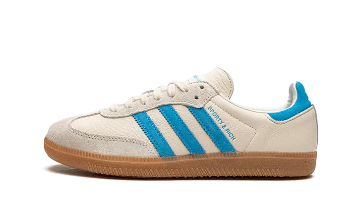 Sporty & Rich x adidas Samba OG Beige Blue