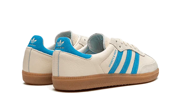 Sporty & Rich x adidas Samba OG Beige Blue - Image 3
