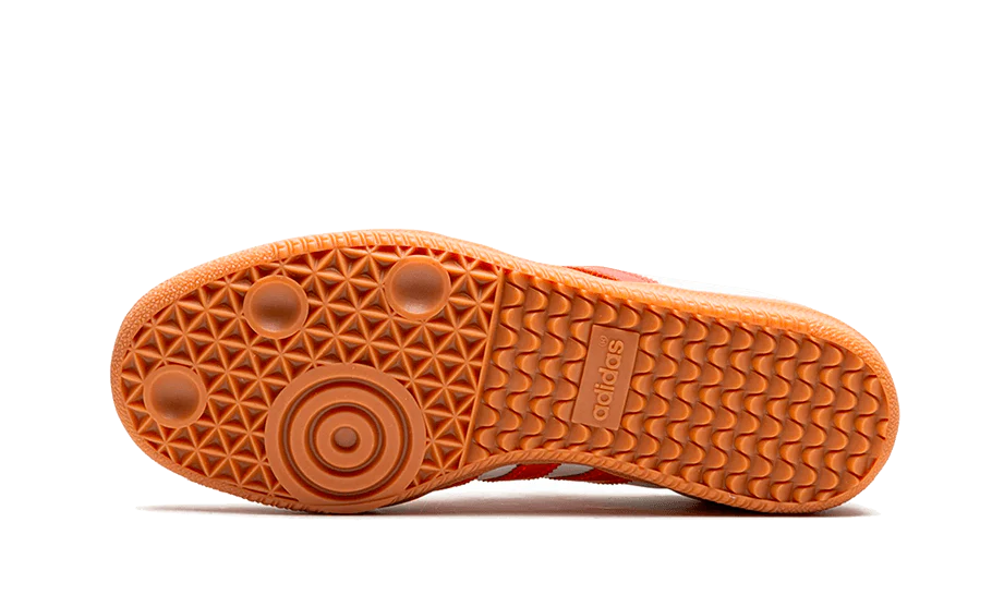 adidas Samba OG White Solar Red Gum - Image 4