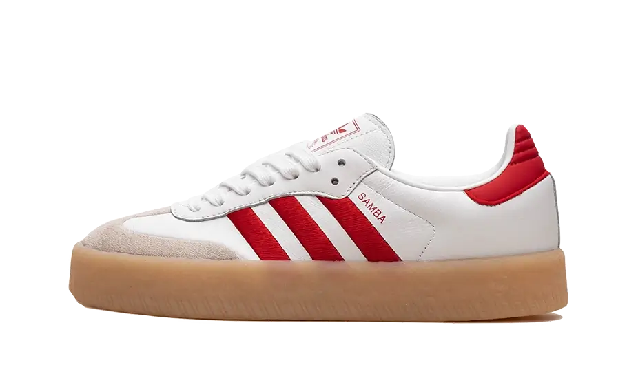 adidas Sambae White Better Scarlet Gum