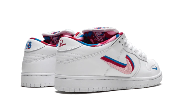 Parra x Nike SB Dunk Low Pink Rose Gym Red - Image 3