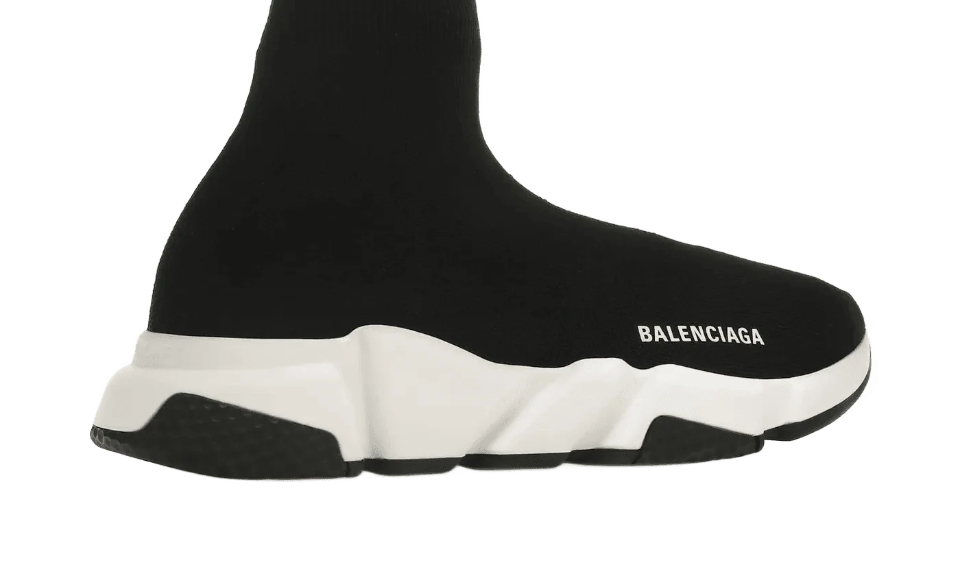 Balenciaga Speed Trainer Black White (2021) - Image 4