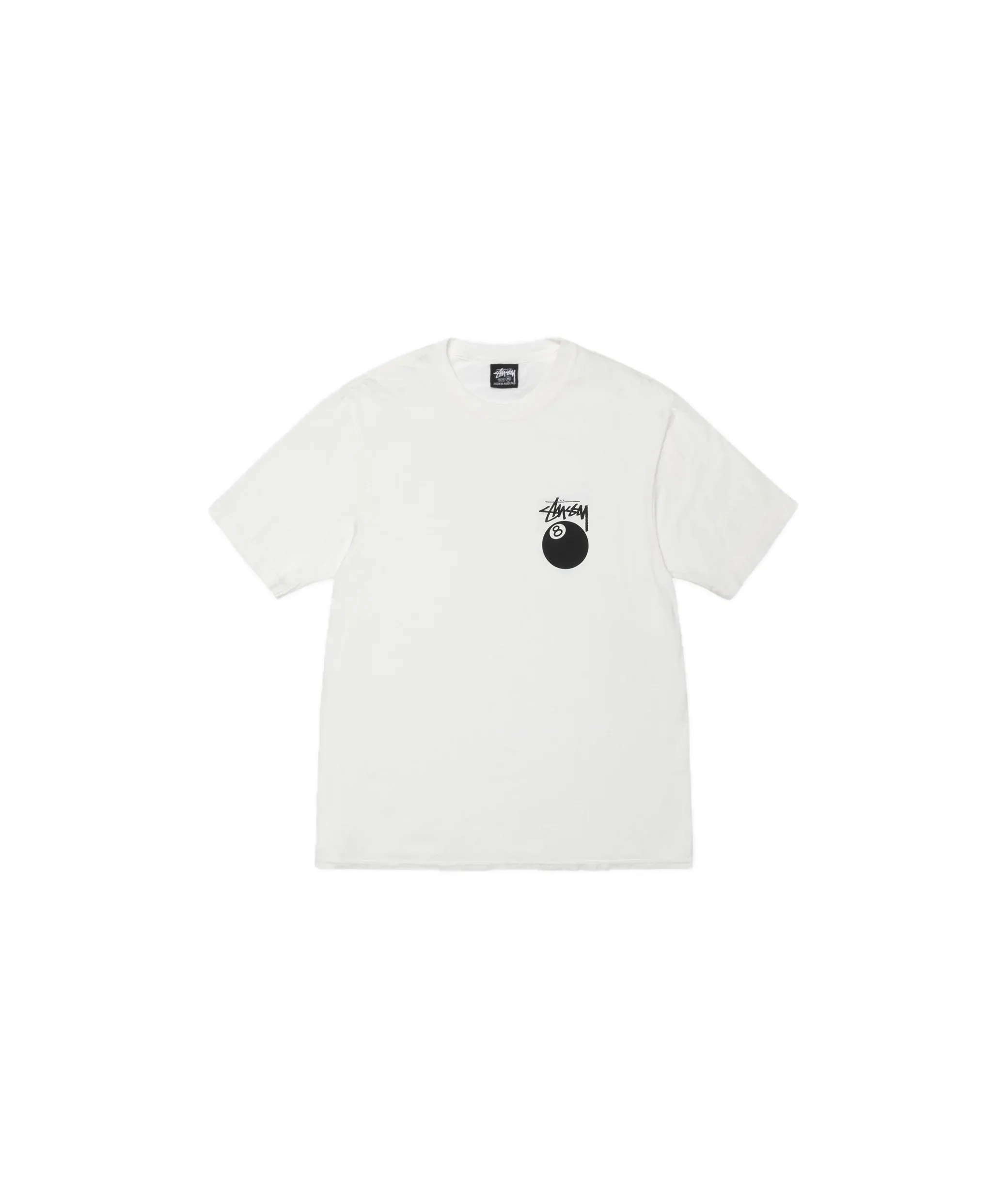 Stussy 8-Ball Pigment Tee White - Image 2