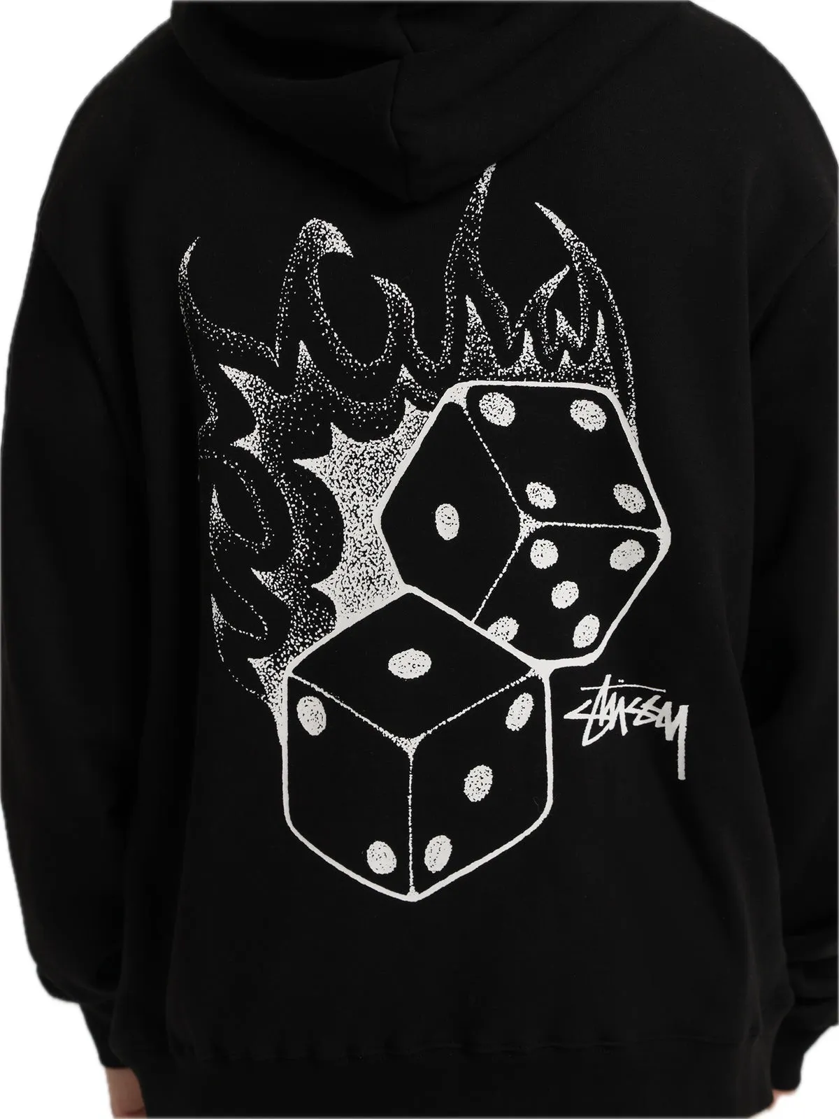 Stussy Fire Dice Hoodie Black - Image 3
