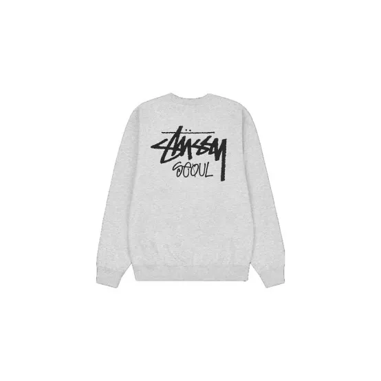 Stussy Seoul Chapter Crewneck Ash Heather