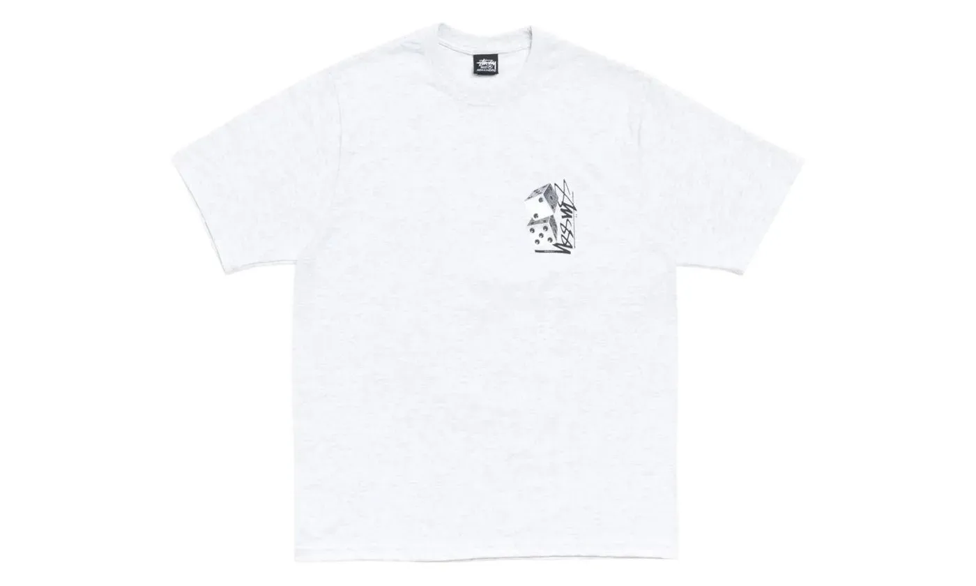 Stussy Tall Dice Tee Ash Heather - Image 2