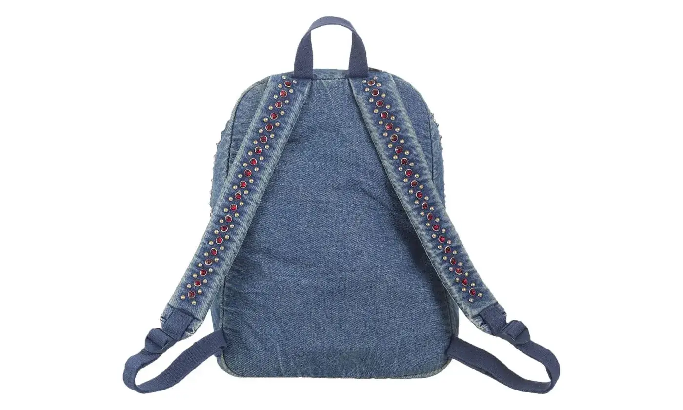 Supreme b.b. Simon Denim Backpack Washed Indigo - Image 2