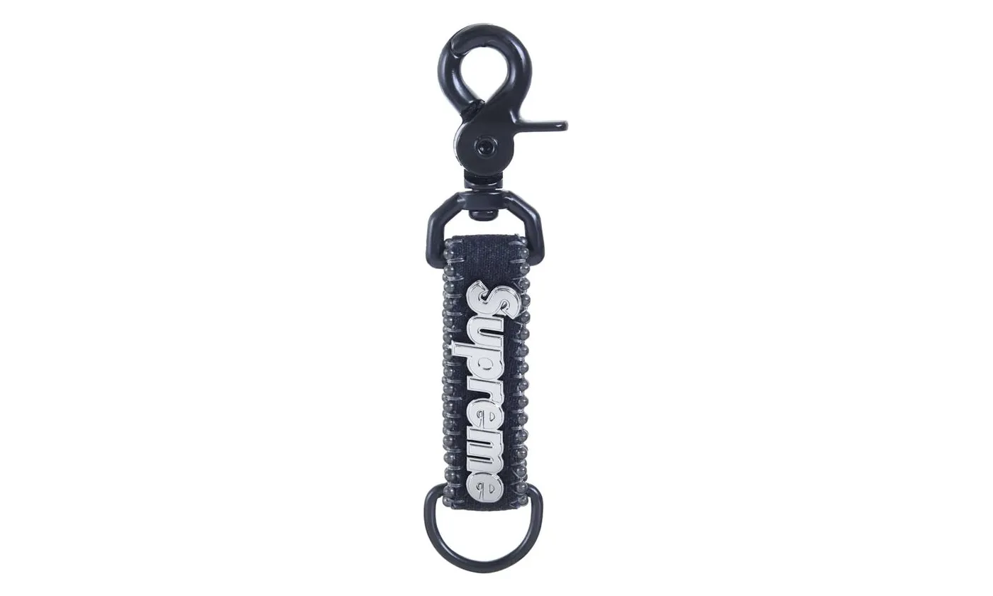 Supreme b.b. Simon Denim Keychain Black