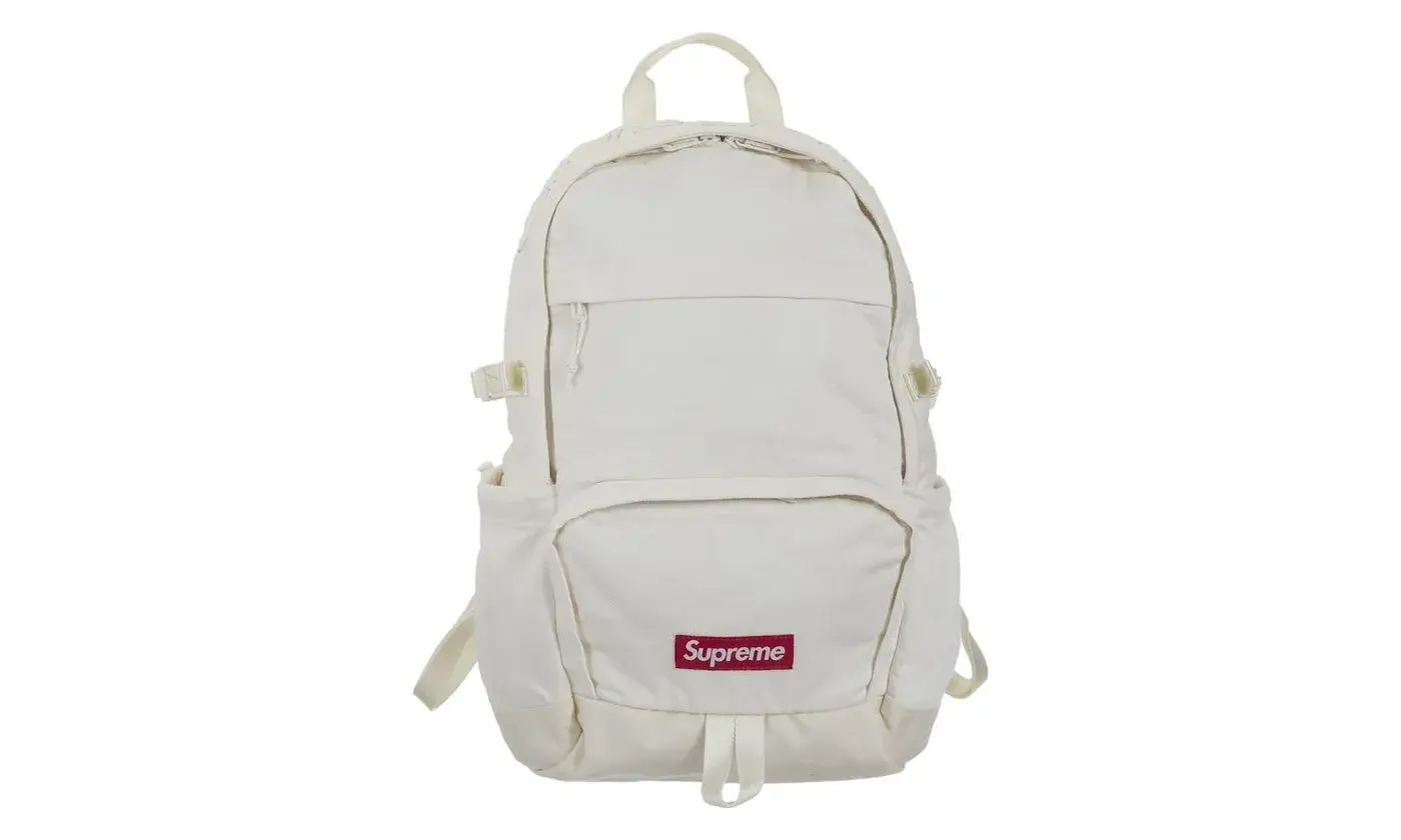Supreme Denim Backpack White