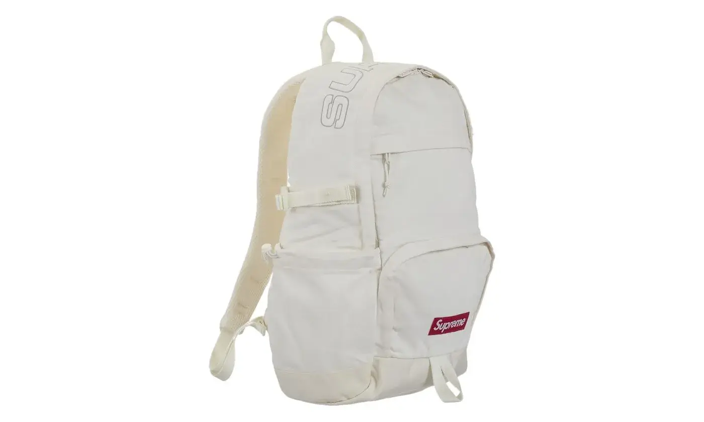 Supreme Denim Backpack White - Image 2