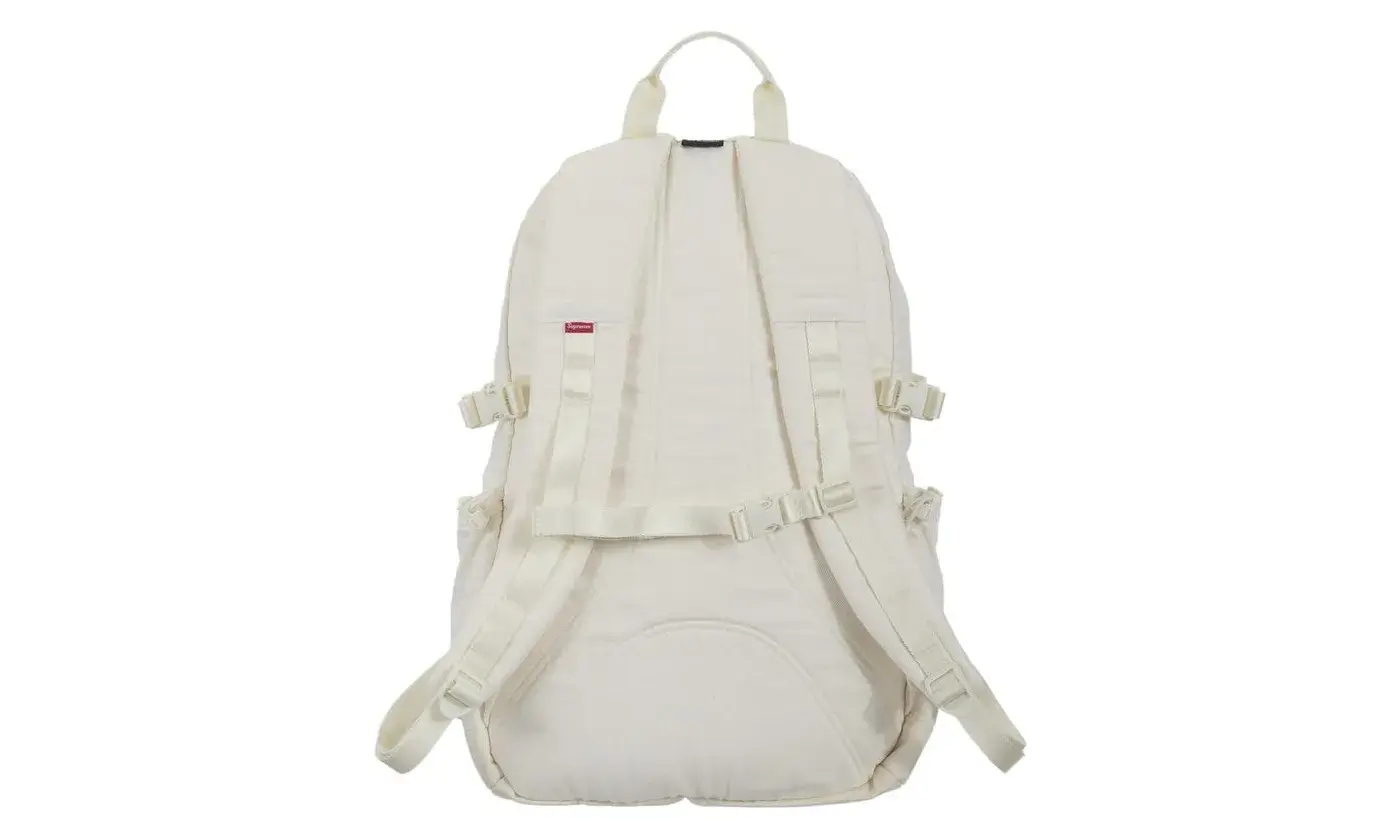 Supreme Denim Backpack White - Image 3