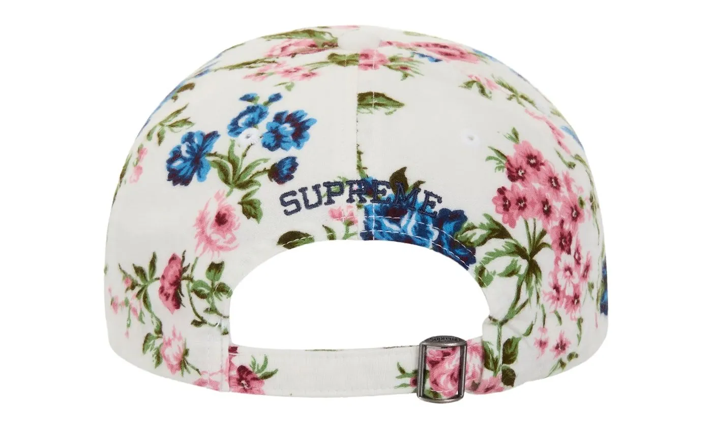 Supreme Floral Flannel 6-Panel Red - Image 2
