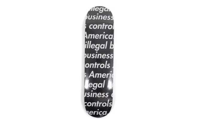 Supreme Illegal Business Skateboard Deck Black