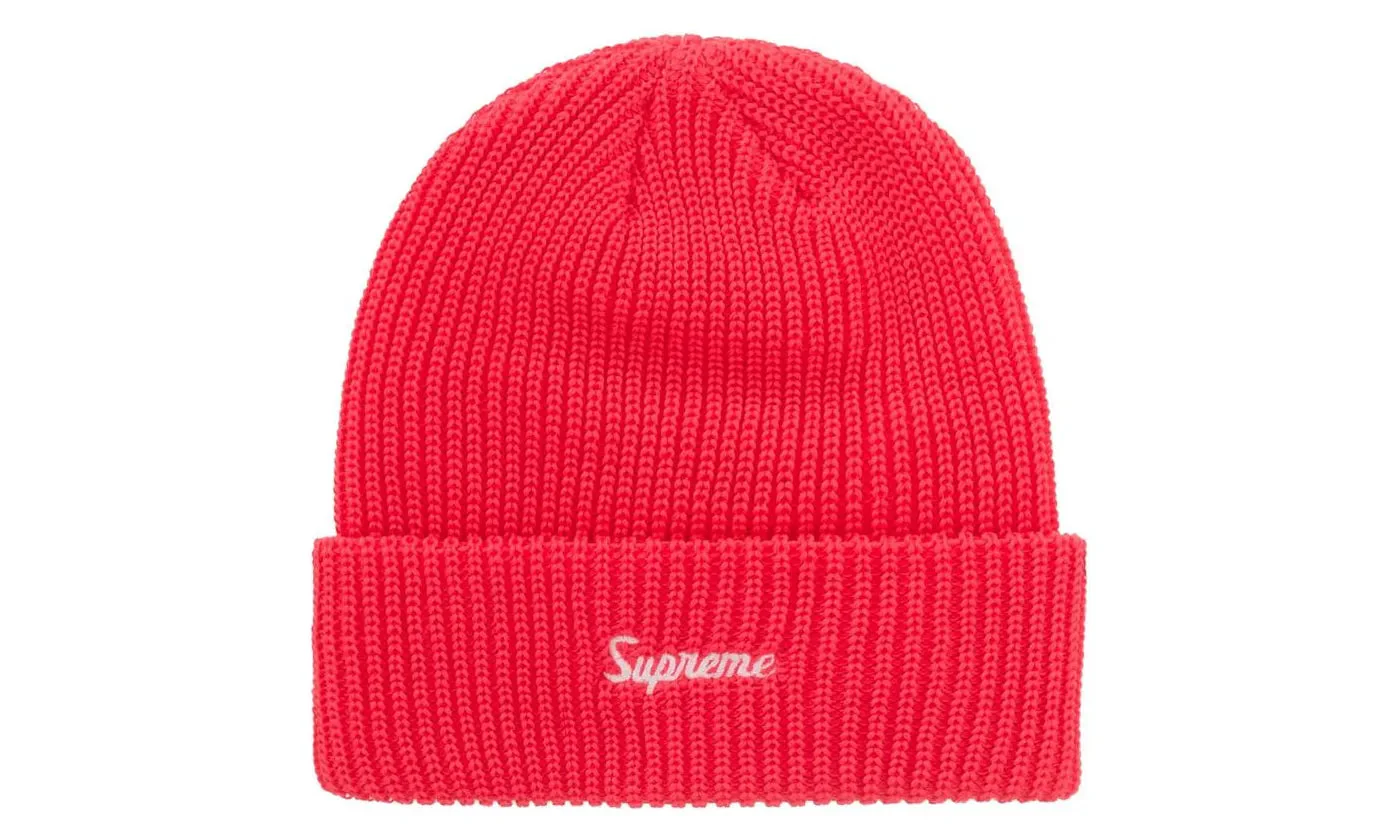 Supreme Loose Gauge Beanie Bright Red