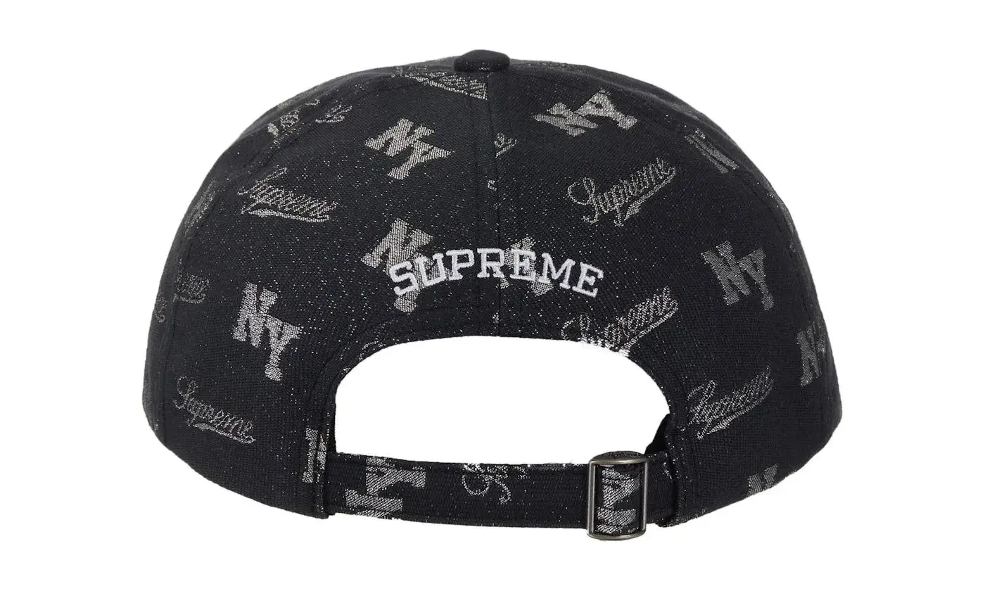 Supreme Monogram 6-Panel Black - Image 2