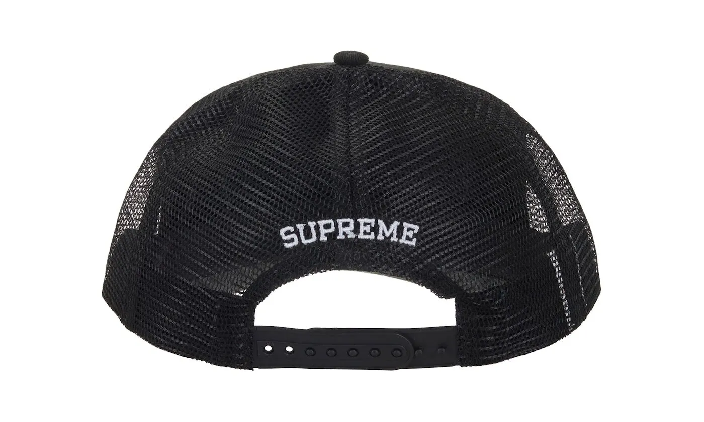 Supreme Western Embroidered Mesh Back 5-Panel Black - Image 2