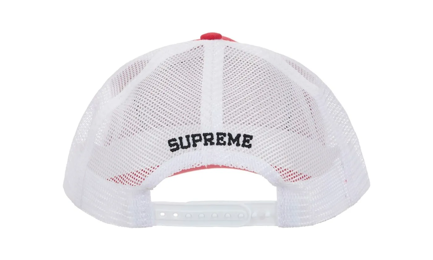 Supreme Western Embroidered Mesh Back 5-Panel Red - Image 2