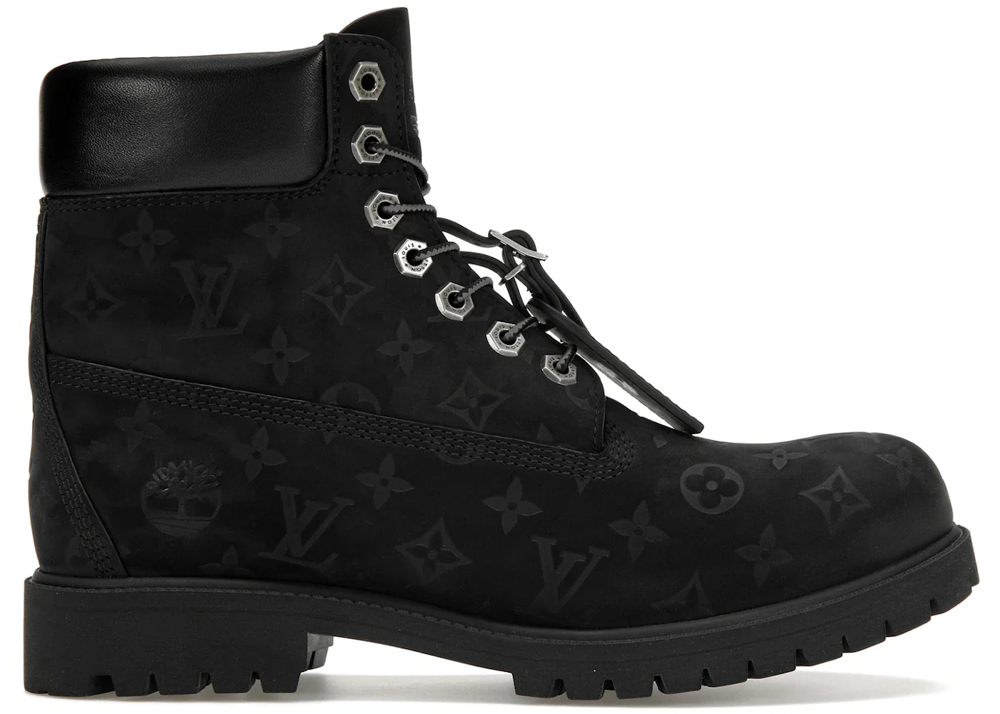 Timberland 6' Ankle Boot Black Monogram - Image 2