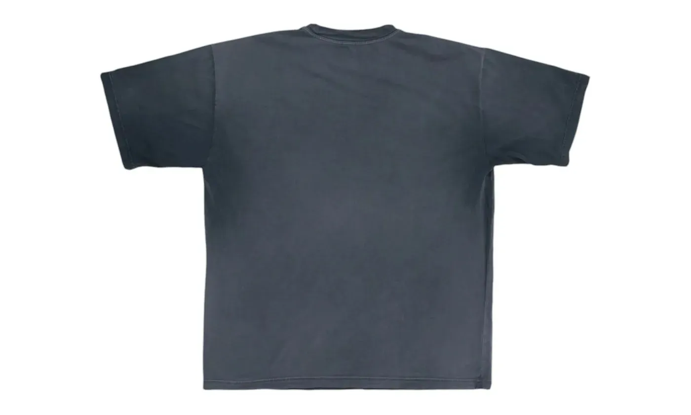 Travis Scott x FC Barcelona Washed Spray Logo Tee Black - Image 2